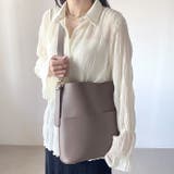 【A4サイズ収納可】外ポケット付き フェイクレザー バケツショルダーバッグ | Outfitter lab | 詳細画像26