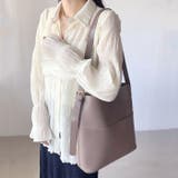 【A4サイズ収納可】外ポケット付き フェイクレザー バケツショルダーバッグ | Outfitter lab | 詳細画像27