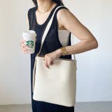 【A4サイズ収納可】外ポケット付き フェイクレザー バケツショルダーバッグ | Outfitter lab | 詳細画像33