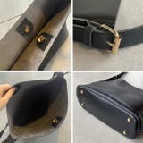 【A4サイズ収納可】外ポケット付き フェイクレザー バケツショルダーバッグ | Outfitter lab | 詳細画像36