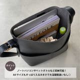 【A4サイズ収納可】外ポケット付き フェイクレザー バケツショルダーバッグ | Outfitter lab | 詳細画像4