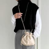 2WAYフェイクレザー巾着ミニショルダー | Outfitter lab | 詳細画像16 