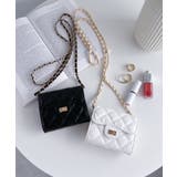 マイクロミニ キルティングチェーンショルダーバッグ | Outfitter lab | 詳細画像1 