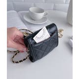 マイクロミニ キルティングチェーンショルダーバッグ | Outfitter lab | 詳細画像15 