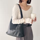 【A4サイズ収納可】ポーチ付き フェイクレザートートバッグ | Outfitter lab | 詳細画像10 