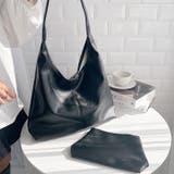 【A4サイズ収納可】ポーチ付き フェイクレザートートバッグ | Outfitter lab | 詳細画像11 