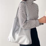 【A4サイズ収納可】ポーチ付き フェイクレザートートバッグ | Outfitter lab | 詳細画像13 