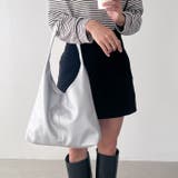 【A4サイズ収納可】ポーチ付き フェイクレザートートバッグ | Outfitter lab | 詳細画像16 