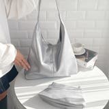 【A4サイズ収納可】ポーチ付き フェイクレザートートバッグ | Outfitter lab | 詳細画像18 