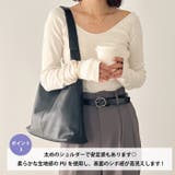 【A4サイズ収納可】ポーチ付き フェイクレザートートバッグ | Outfitter lab | 詳細画像4 