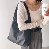 【A4サイズ収納可】ポーチ付き フェイクレザートートバッグ | Outfitter lab | 詳細画像6 