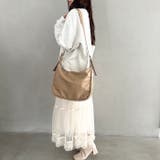 A4収納可 フェイクレザーショルダーバッグ | Outfitter lab | 詳細画像18