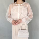 プリーツフラップパールパーティーバッグ 結婚式 お呼ばれ オケージョン | Outfitter lab | 詳細画像15