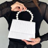 プリーツフラップパールパーティーバッグ 結婚式 お呼ばれ オケージョン | Outfitter lab | 詳細画像17