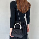 プリーツフラップパールパーティーバッグ 結婚式 お呼ばれ オケージョン | Outfitter lab | 詳細画像8