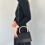 プリーツフラップパールパーティーバッグ 結婚式 お呼ばれ オケージョン | Outfitter lab | 詳細画像9
