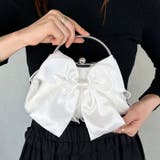 リボンモチーフ2WAYバッグ パーティーパーティーバッグ 結婚式 | Outfitter lab | 詳細画像11