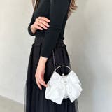 リボンモチーフ2WAYバッグ パーティーパーティーバッグ 結婚式 | Outfitter lab | 詳細画像14