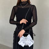 リボンモチーフ2WAYバッグ パーティーパーティーバッグ 結婚式 | Outfitter lab | 詳細画像19