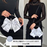 リボンモチーフ2WAYバッグ パーティーパーティーバッグ 結婚式 | Outfitter lab | 詳細画像3