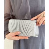 シルバー | ラメコンパクトクラッチバッグ パーティーバッグ | Outfitter lab