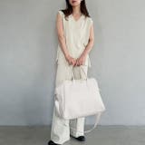 フェイクレザー大容量トラベルバッグ | Outfitter lab | 詳細画像16 