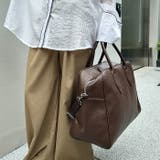 フェイクレザー大容量トラベルバッグ | Outfitter lab | 詳細画像27 