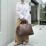 フェイクレザー大容量トラベルバッグ | Outfitter lab | 詳細画像30 