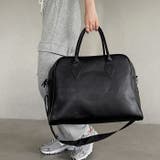 フェイクレザー大容量トラベルバッグ | Outfitter lab | 詳細画像7 