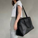 フェイクレザー大容量トラベルバッグ | Outfitter lab | 詳細画像8 