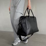 フェイクレザー大容量トラベルバッグ | Outfitter lab | 詳細画像9 