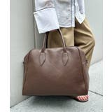 ブラウン | フェイクレザー大容量トラベルバッグ | Outfitter lab