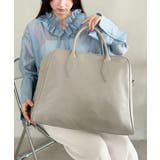 グレー | フェイクレザー大容量トラベルバッグ | Outfitter lab