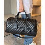 ブラック | PUキルティング大容量トラベルバッグ | Outfitter lab