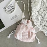 リボン付きパール2WAYショルダーパーティー巾着バッグ | Outfitter lab | 詳細画像22