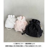 リボン付きパール2WAYショルダーパーティー巾着バッグ | Outfitter lab | 詳細画像27