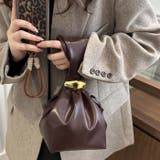 ワンポイントパーツ ワンハンドルサイドファスナーハンドバッグ オケージョンバッグ | Outfitter lab | 詳細画像11 