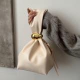 ワンポイントパーツ ワンハンドルサイドファスナーハンドバッグ オケージョンバッグ | Outfitter lab | 詳細画像21 