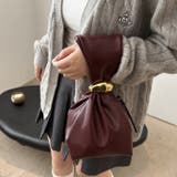 ワンポイントパーツ ワンハンドルサイドファスナーハンドバッグ オケージョンバッグ | Outfitter lab | 詳細画像26 