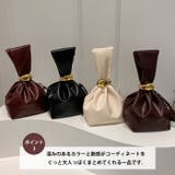 ワンポイントパーツ ワンハンドルサイドファスナーハンドバッグ オケージョンバッグ | Outfitter lab | 詳細画像4 