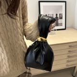 ワンポイントパーツ ワンハンドルサイドファスナーハンドバッグ オケージョンバッグ | Outfitter lab | 詳細画像6 