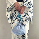 取り外し可パールショルダー付き浴衣巾着 | Outfitter lab | 詳細画像14 