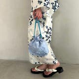 取り外し可パールショルダー付き浴衣巾着 | Outfitter lab | 詳細画像15 