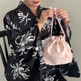 取り外し可パールショルダー付き浴衣巾着 | Outfitter lab | 詳細画像18 