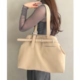 ベージュ | 【A4収納可】横型大容量トートバッグ | Outfitter lab