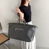ファスナー付き大容量ボストンバッグ トラベルボストンバッグ 2WAYボストン | Outfitter lab | 詳細画像14 