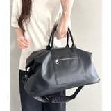 ブラック | ファスナー付き大容量ボストンバッグ トラベルボストンバッグ 2WAYボストン | Outfitter lab