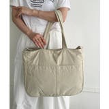 ライトベージュ | 【マザーズバッグ】 A4収納可 軽量２WAYナイロントートバッグ | Outfitter lab