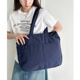 ネイビー | 【マザーズバッグ】 A4収納可 軽量２WAYナイロントートバッグ | Outfitter lab