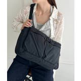 ブラック | 【マザーズバッグ】7ポケットナイロン軽量ショルダーバッグ | Outfitter lab